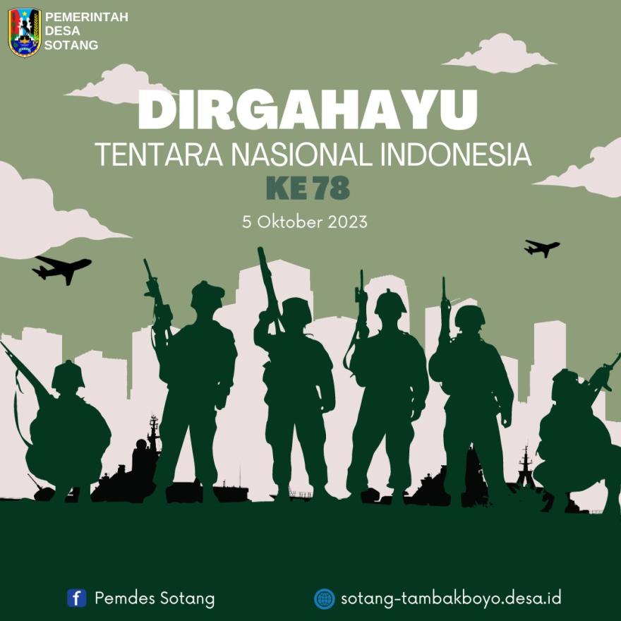 Selamat Hari Ulang Tahun TNI 5 Oktober 2023